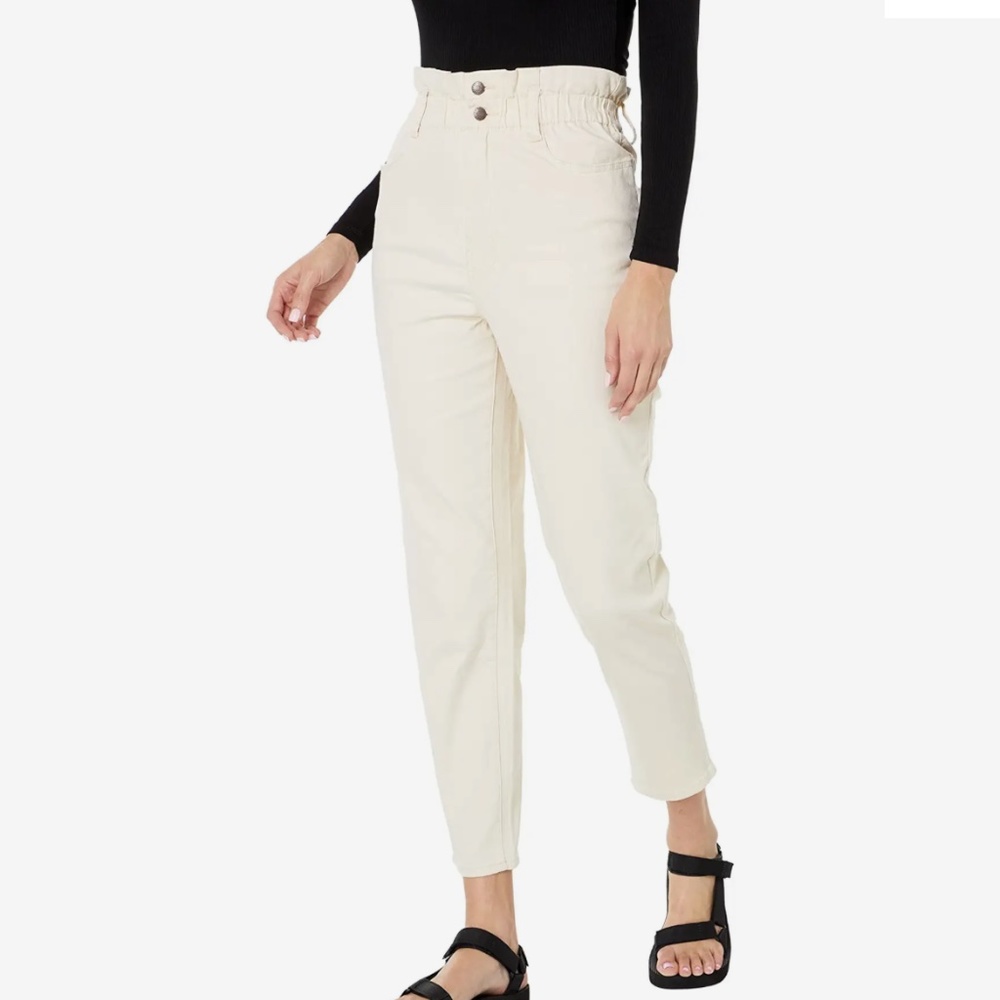 “SOLD OUT” NWT BCBGeneration  Paperbag Waist Denim Pants - Size 27